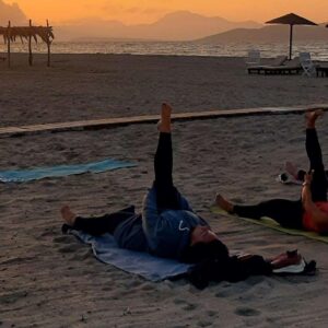 Sunset Pilates at Karfas Beach
